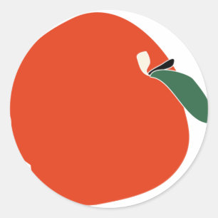 Apple-Aufkleber Runder Aufkleber
