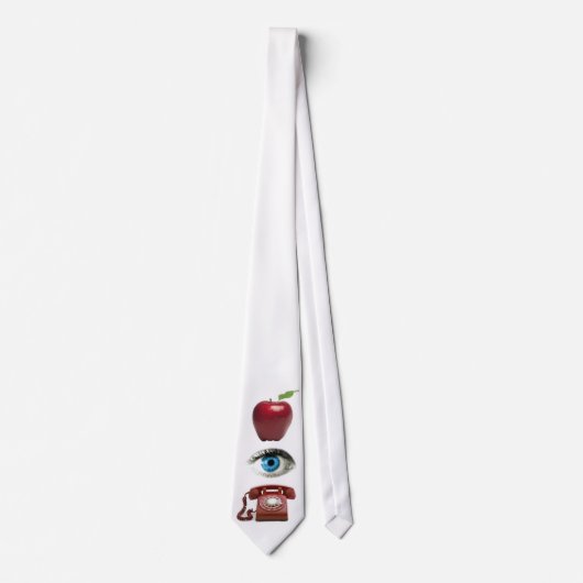 APPLE-AUGEN-TELEFON-Krawatte Krawatte (Vorderseite)