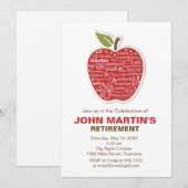 Apple-Ausschreibung Einladung (Vorne/Hinten)