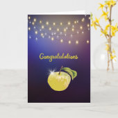 Apple Award für Lehrer in Gold Karte (Gelbe Blume)