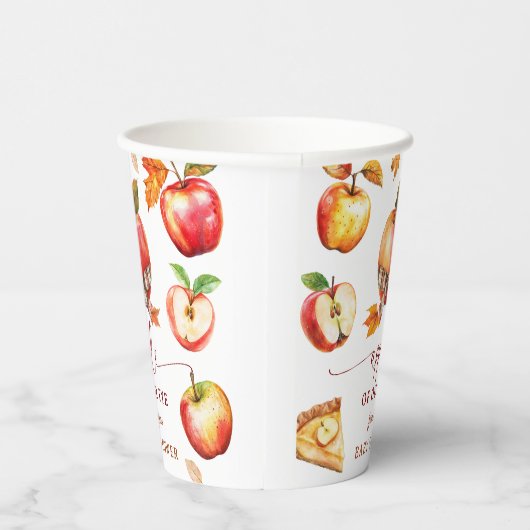 Apple Baby Duwer Gender Neutral Paper Pappbecher (Rechts)