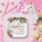 Apple Baby Shower Fall Gender Neutral Pappteller (Party)