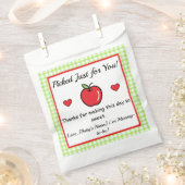 Apple Baby Shower Favor Bags Geschenktütchen (Ausgeschnitten)