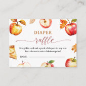 Apple Baby Shower Windschutzscheibe Umschließkarte Begleitkarte (Vorderseite)