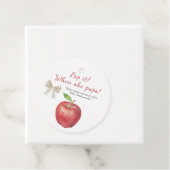 Apple Babydusche - Pop, wenn sie Pop Geschenkanhänger (Beispiel)