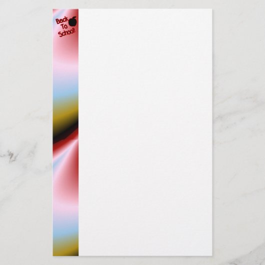 Apple & Back to School - Briefpapier (Vorderseite)