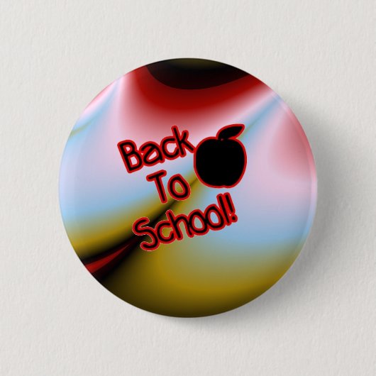 Apple & Back to School - Button (Vorderseite)