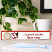 Apple & Back to School - Namensplakette