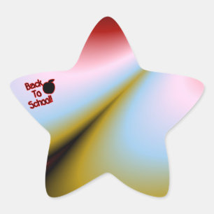 Apple & Back to School - Stern-Aufkleber