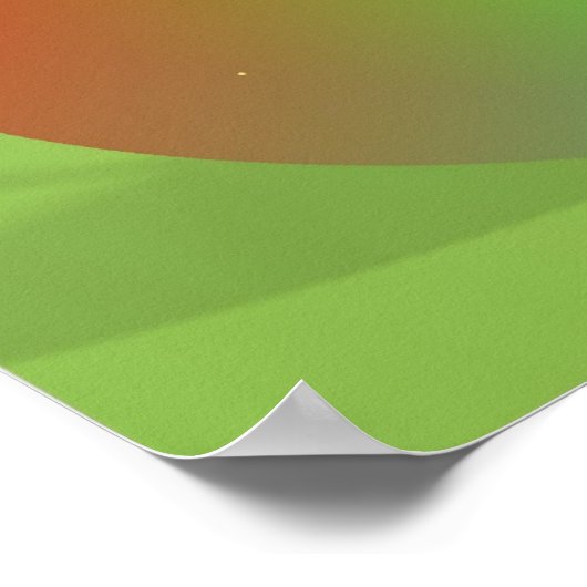 Apple Background Poster (Ecke)