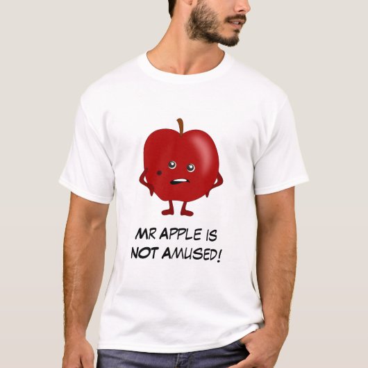Apple: Bad Fruit Gang mit anpassbarem Slogan T-Shirt (Vorderseite)