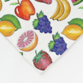 Apple Banana Lemon Limon Trauben Berry Fruchtsalat Fleecedecke (Ecke)