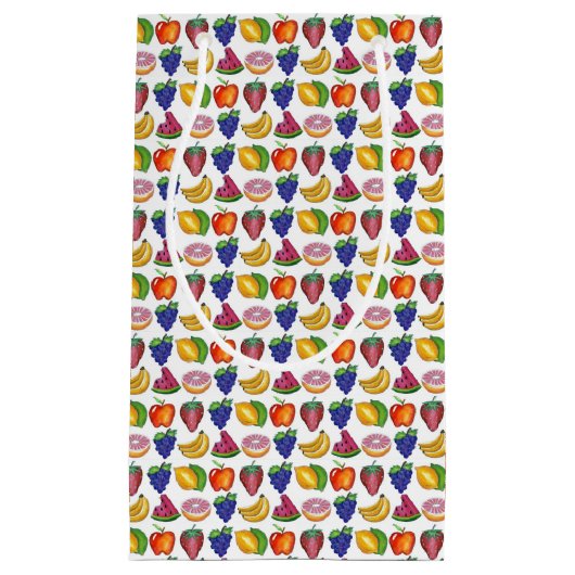 Apple Banana Lemon Limon Trauben Berry Fruchtsalat Kleine Geschenktüte (Vorderseite)