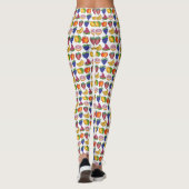 Apple Banana Lemon Limon Trauben Berry Fruchtsalat Leggings (Rückseite)