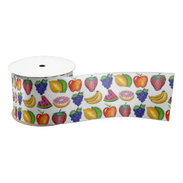 Apple Banana Lemon Limon Trauben Berry Fruchtsalat Satinband