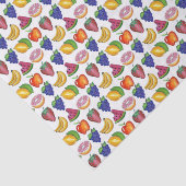 Apple Banana Lemon Limon Trauben Berry Fruchtsalat Seidenpapier (Ausschnitt)