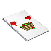 Apple Basket-Liebe Notizblock (Rechte Seite)