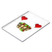 Apple Basket-Liebe Notizblock (Linke Seite)