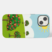 Apple-Baumkronen-Gehäuse iPhone Hülle (Rückseite (Horizontal))
