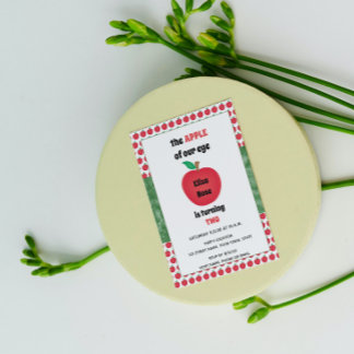 Apple Birthday Einladung