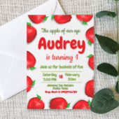 Apple Birthday Einladung