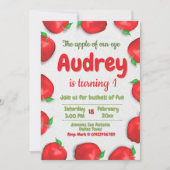 Apple Birthday Einladung (Vorderseite)