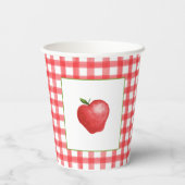 Apple Birthday Paper Cup Pappbecher (Rückseite)