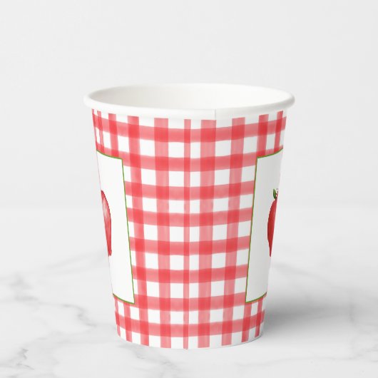 Apple Birthday Paper Cup Pappbecher (Rechts)
