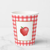 Apple Birthday Paper Cup Pappbecher (Vorderseite)