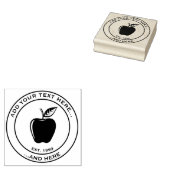 Apple Black Gummistempel (Stempel)