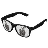 Apple Black Partybrille (Schrägansicht)