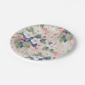 Apple Blossom (Albescent White) Pappteller (Schrägansicht)