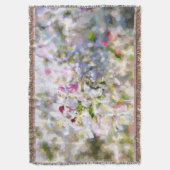 Apple Blossom Art Decke (Vorderseite Vertikal)