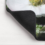 Apple Blossom & Bee Macro Photo | Mousepad (Ecke)