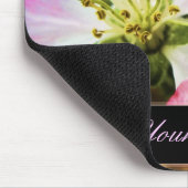 Apple Blossom Blume benutzerdefinierter Text Mouse Mousepad (Ecke)
