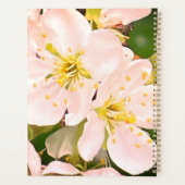 Apple Blossom Blume Personalisiert Hochzeitsplaner Planer (Rückseite)