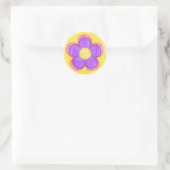 Apple Blossom Blume Runder Aufkleber (Tasche)