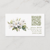 Apple Blossom Blume UAWG QR Code Umschließungskart Begleitkarte (Vorderseite)
