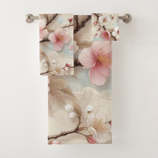 Apple Blossom Branchen Badhandtuch Set (Insitu)