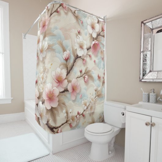 Apple Blossom Branchen Duschvorhang (Beispiel)