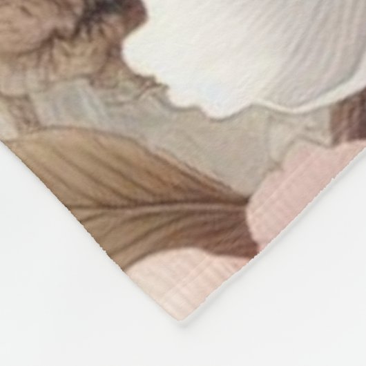 Apple Blossom Branchen Fleecedecke (Ecke)