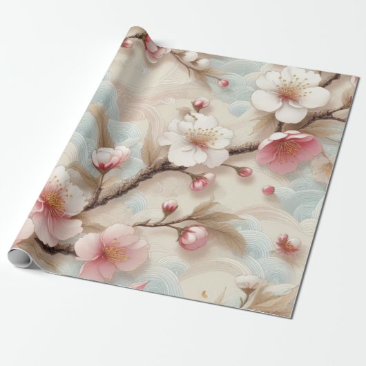 Apple Blossom Branchen Geschenkpapier (Ungerollt)