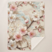 Apple Blossom Branchen Sherpadecke (Vorderseite)