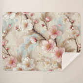 Apple Blossom Branchen Sherpadecke (Vorderseite (Horizontal))
