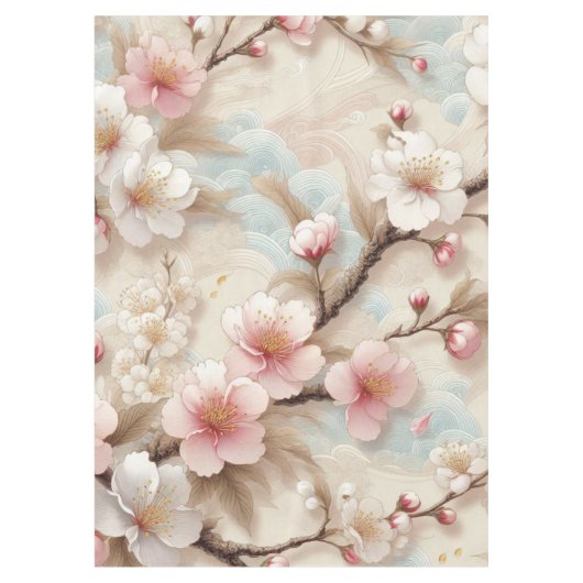 Apple Blossom Branchen Tischdecke (Vorderseite)