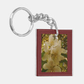Apple Blossom Burgundy Schlüsselanhänger (Vorderseite links)