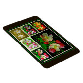 Apple Blossom Collage - Verbessertes digitales Fot Magnet (Rechte Seite)