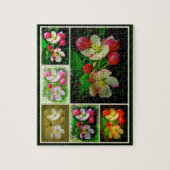 Apple Blossom Collage - Verbessertes digitales Fot Puzzle (Vertikal)