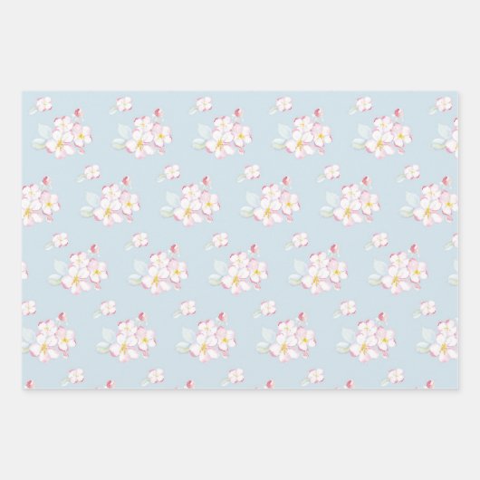 Apple Blossom Collection Geschenkpapier Set (Vorderseite)