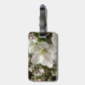 Apple Blossom Gepäckmarke Gepäckanhänger (Rückseite vertikal)